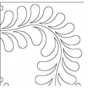 Feather Corner 10"