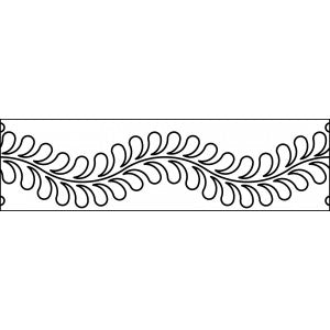 Feather Pattern 6"