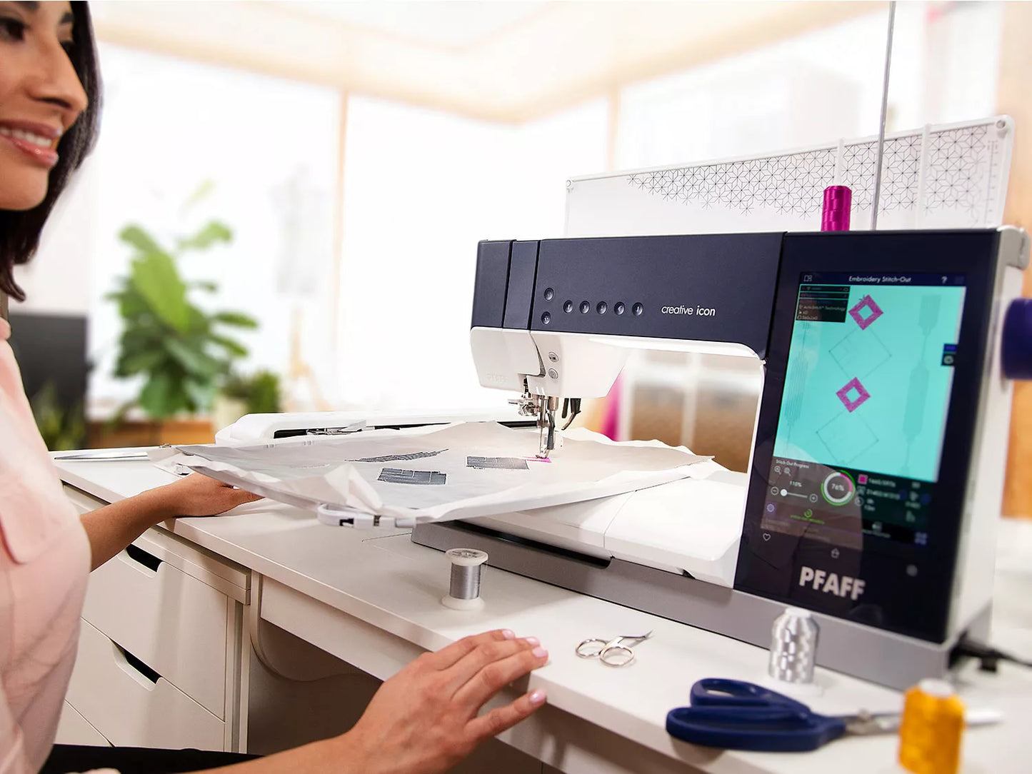 creative icon Embroidery & Sewing Machine