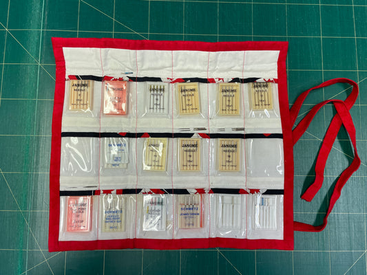 Machine needle case roll kit